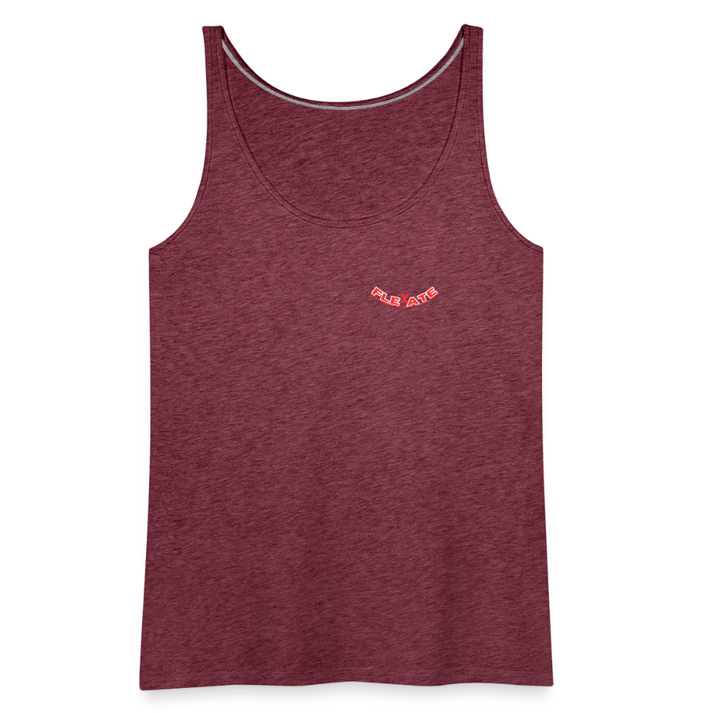 Women’s Premium Tank Top - heather burgundy