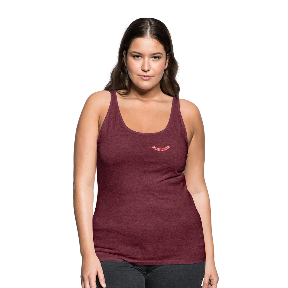 Women’s Premium Tank Top - heather burgundy