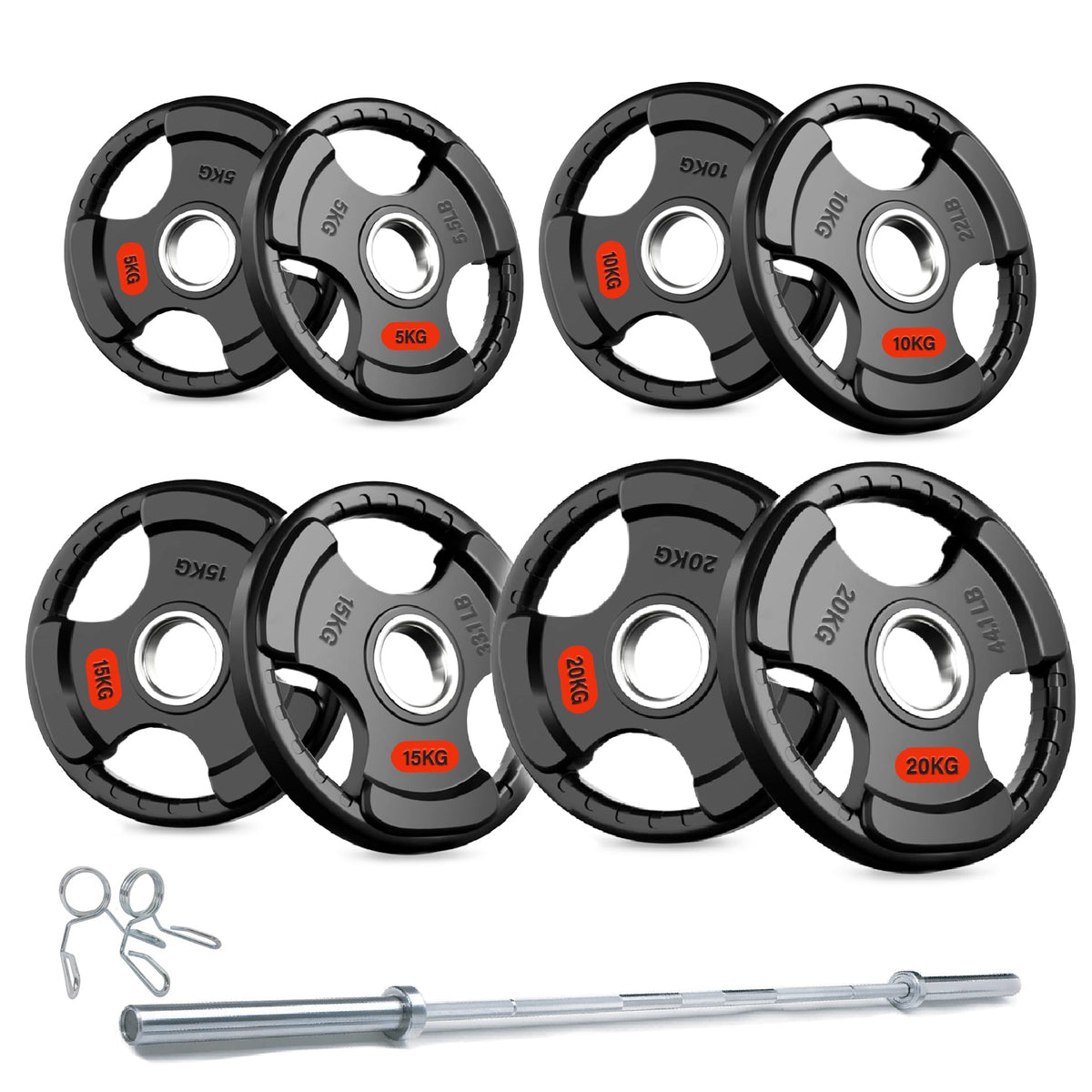 Tri-Grip Weight Plates