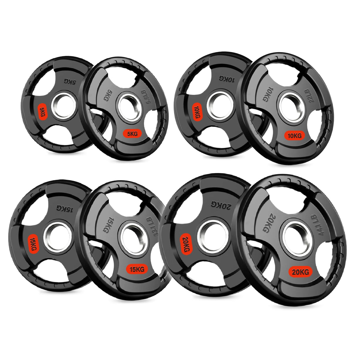 Tri-Grip Weight Plates