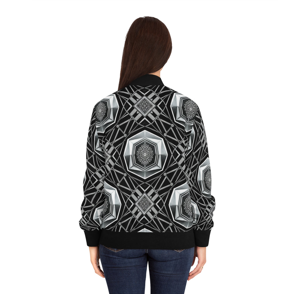 Copy of Retro Red & Balck Bomber Jacket - All-Over Print