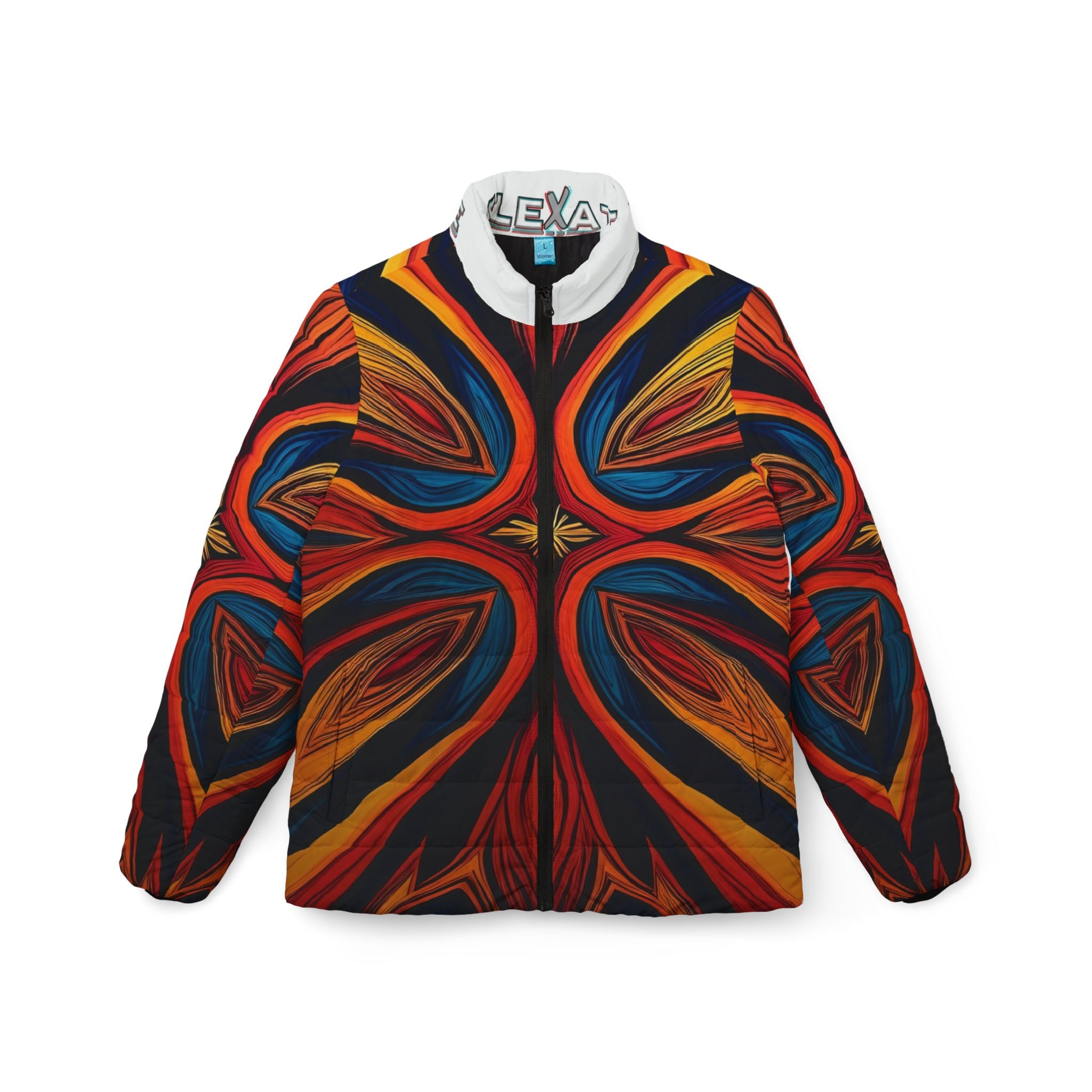 Flexate Fire Z Women’s Puffer Jacket - AOP Design