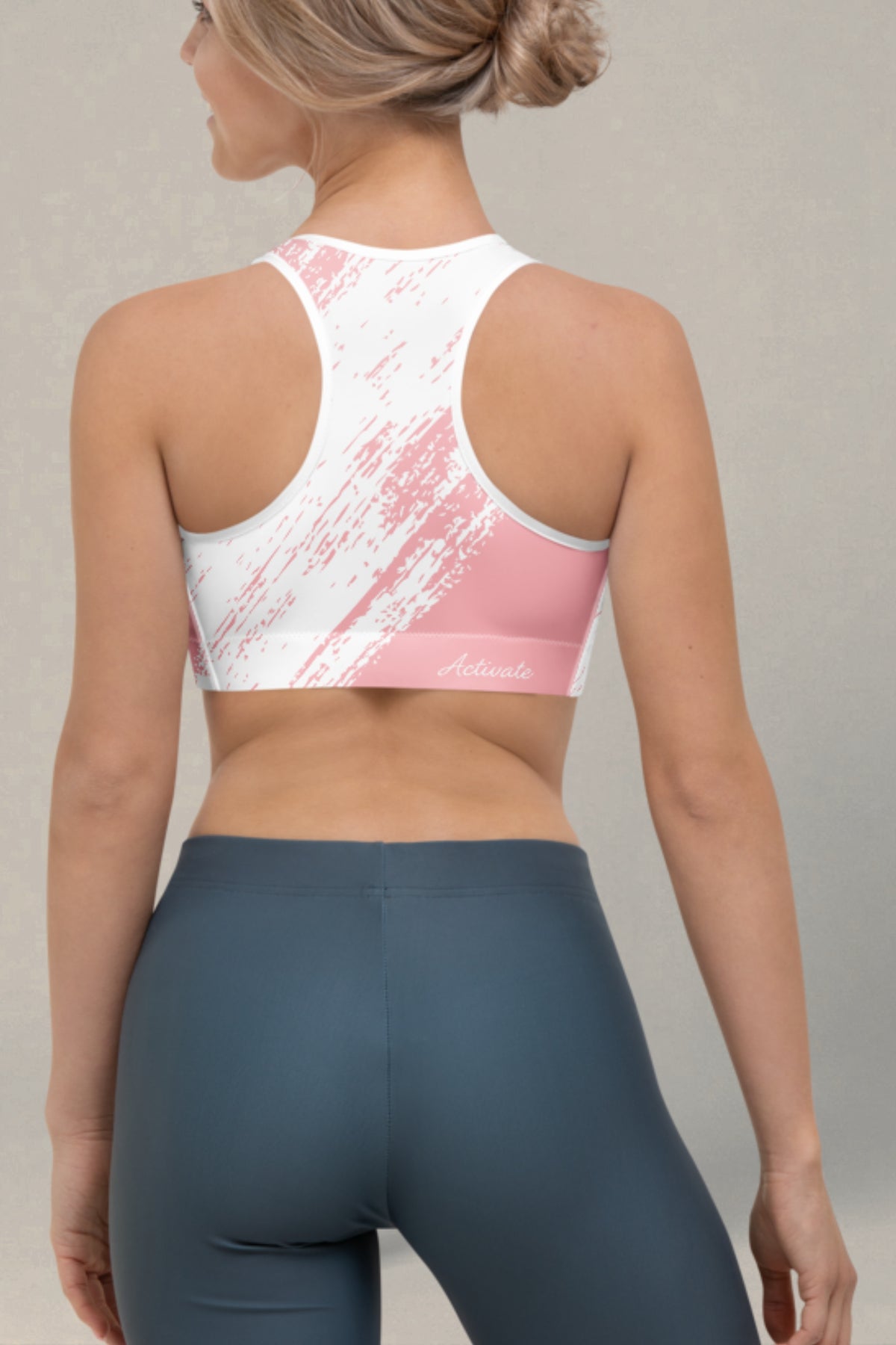 Flexate Slick Pink Activate Sports bra