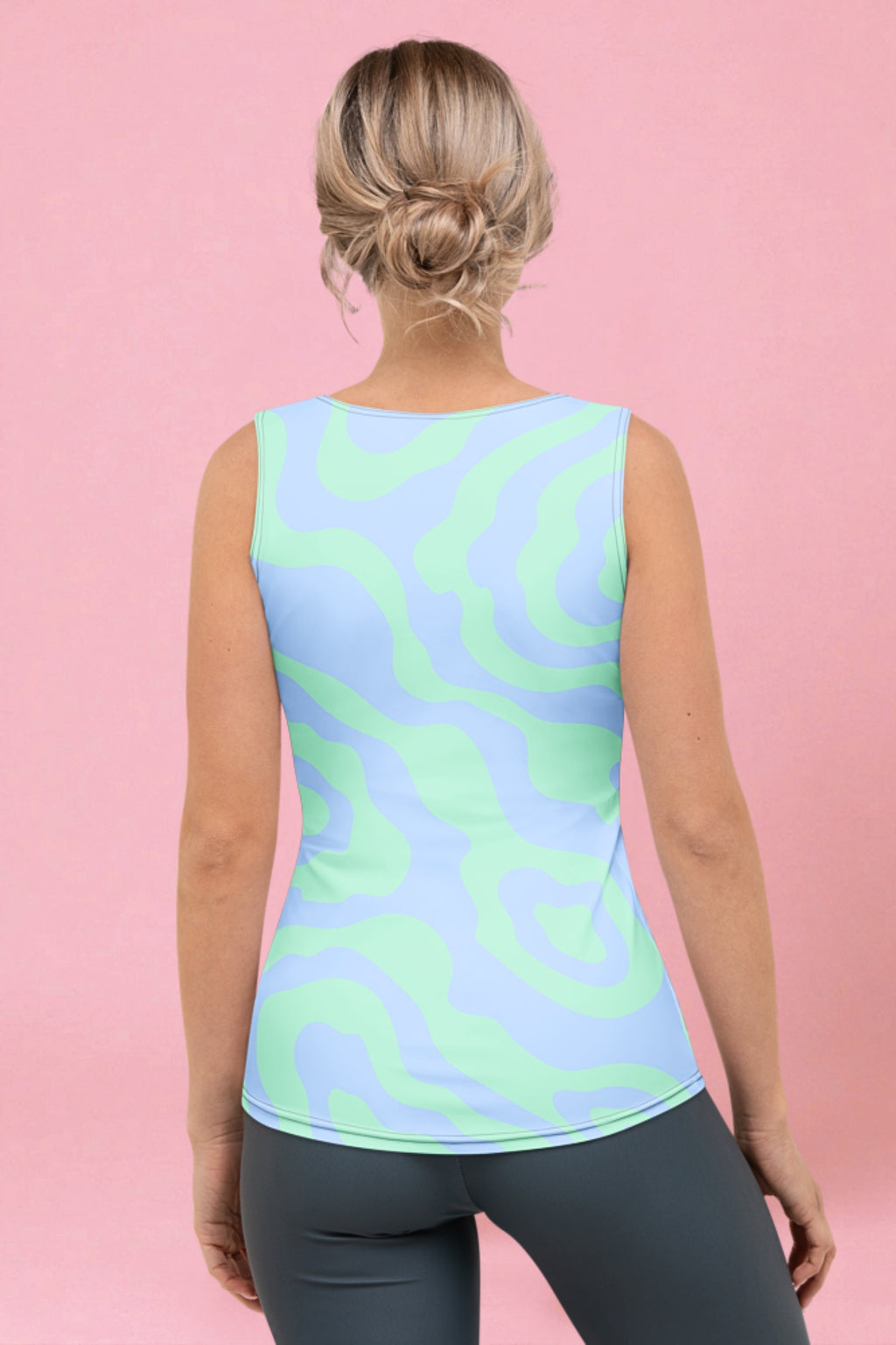 Flexate Blue Clouds Woman's Tank Top