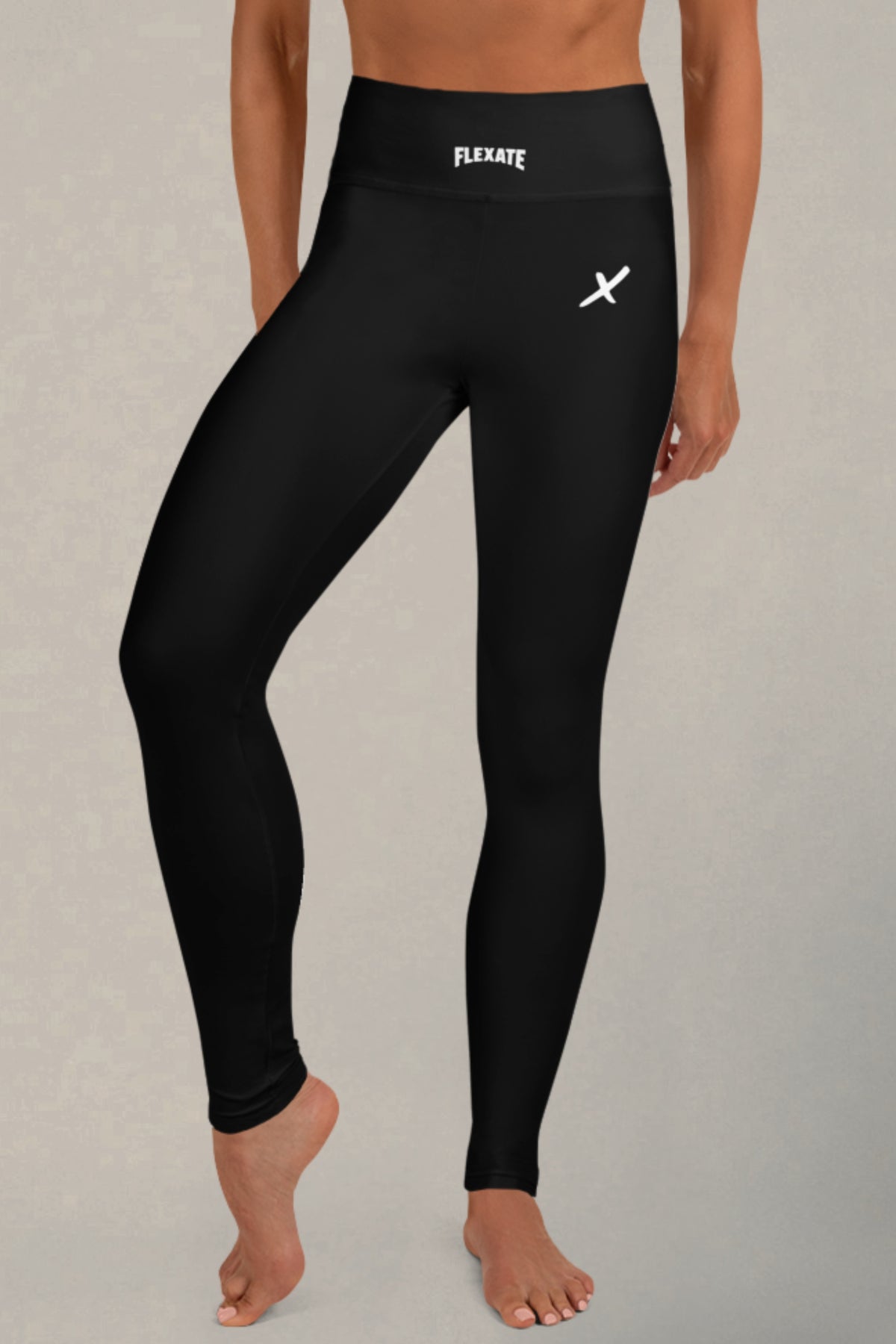 Flexate Yoga Leggings – Svart-hvit X