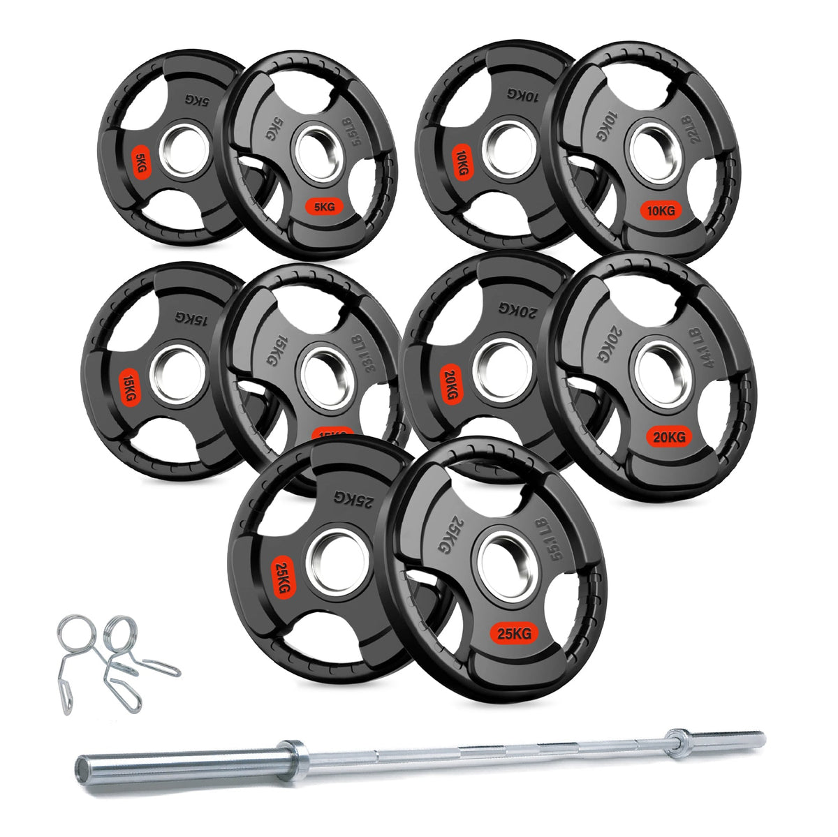 Tri-Grip Weight Plates