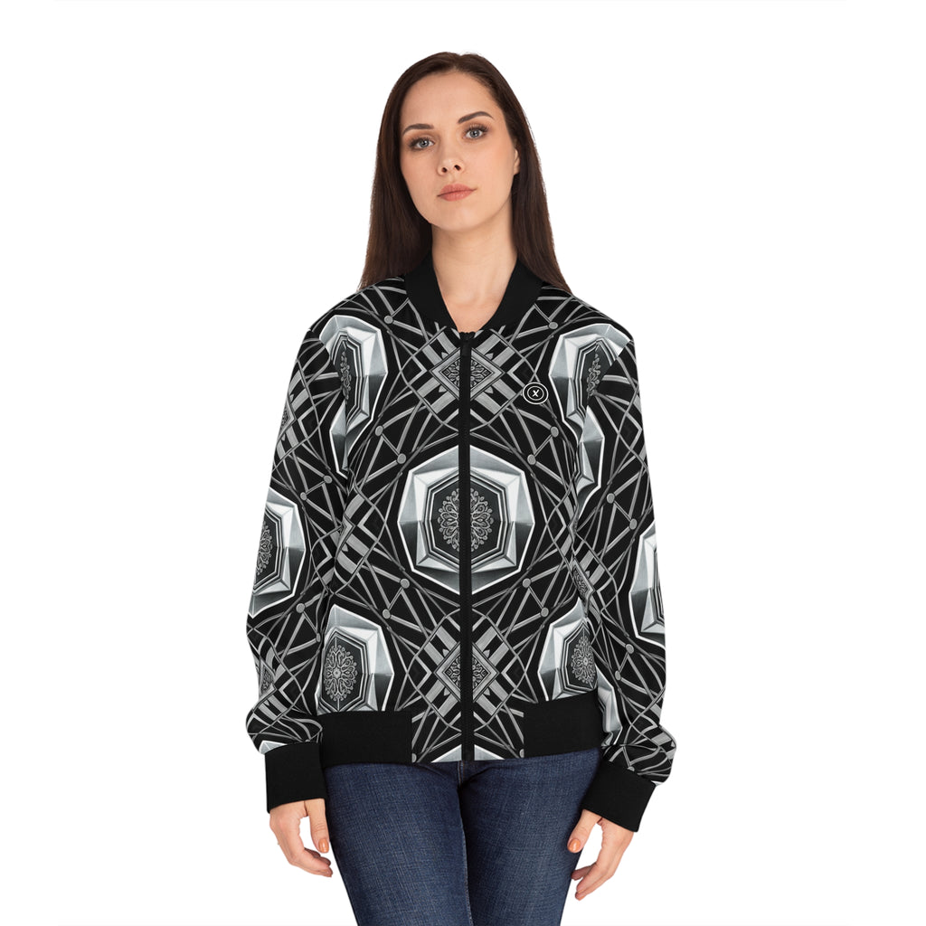 Copy of Retro Red & Balck Bomber Jacket - All-Over Print
