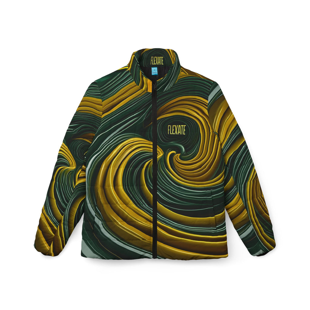 Flexate Earth X Women’s Puffer Jacket - AOP Design