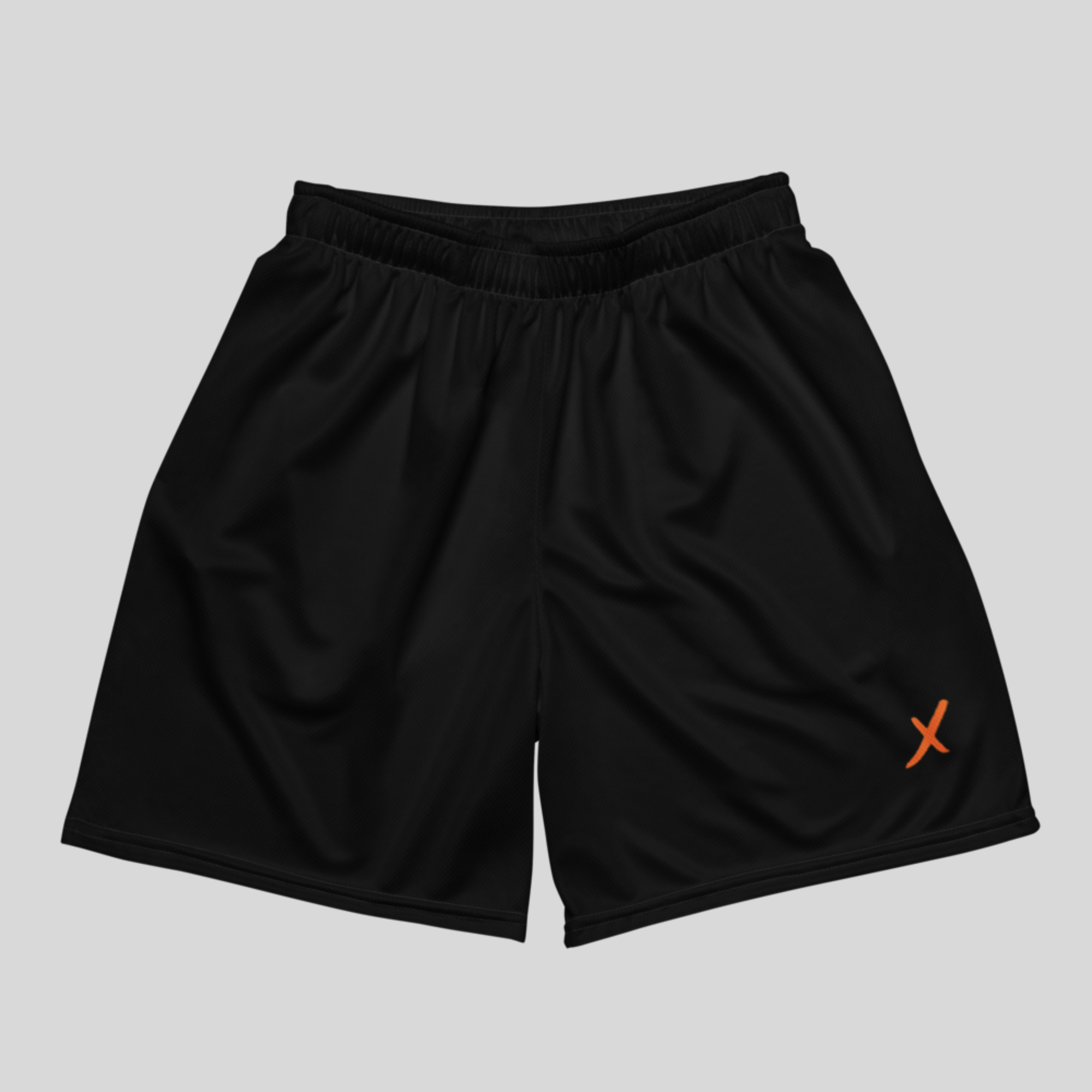Flexate Stretch Shorts - Sports Black - Orange X