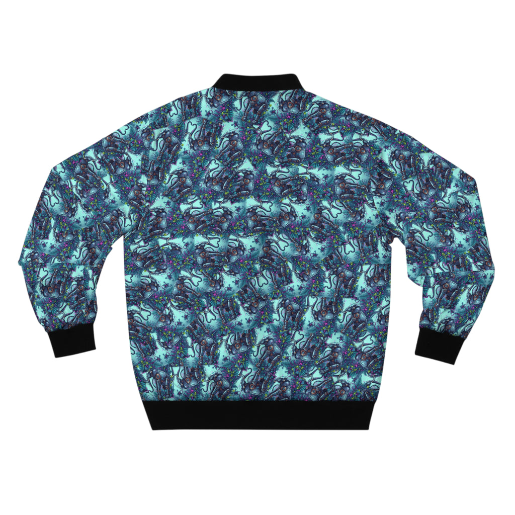 Blue Elephant Bomber Jacket