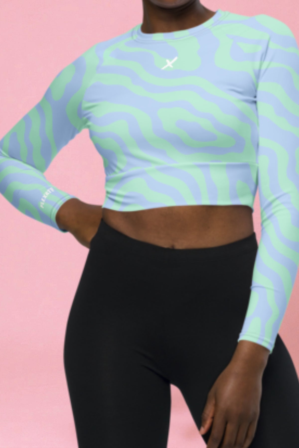 Flexate - Blue Clouds - Crop Top