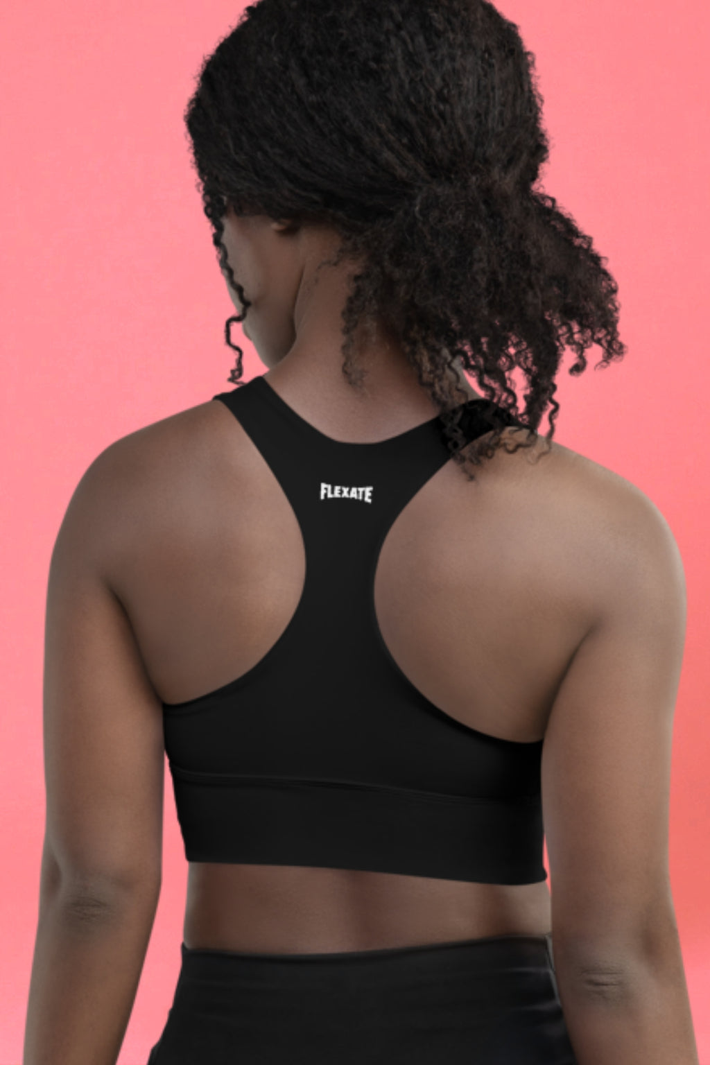 Flexate Classic Sports-BH – Svart – Blå X