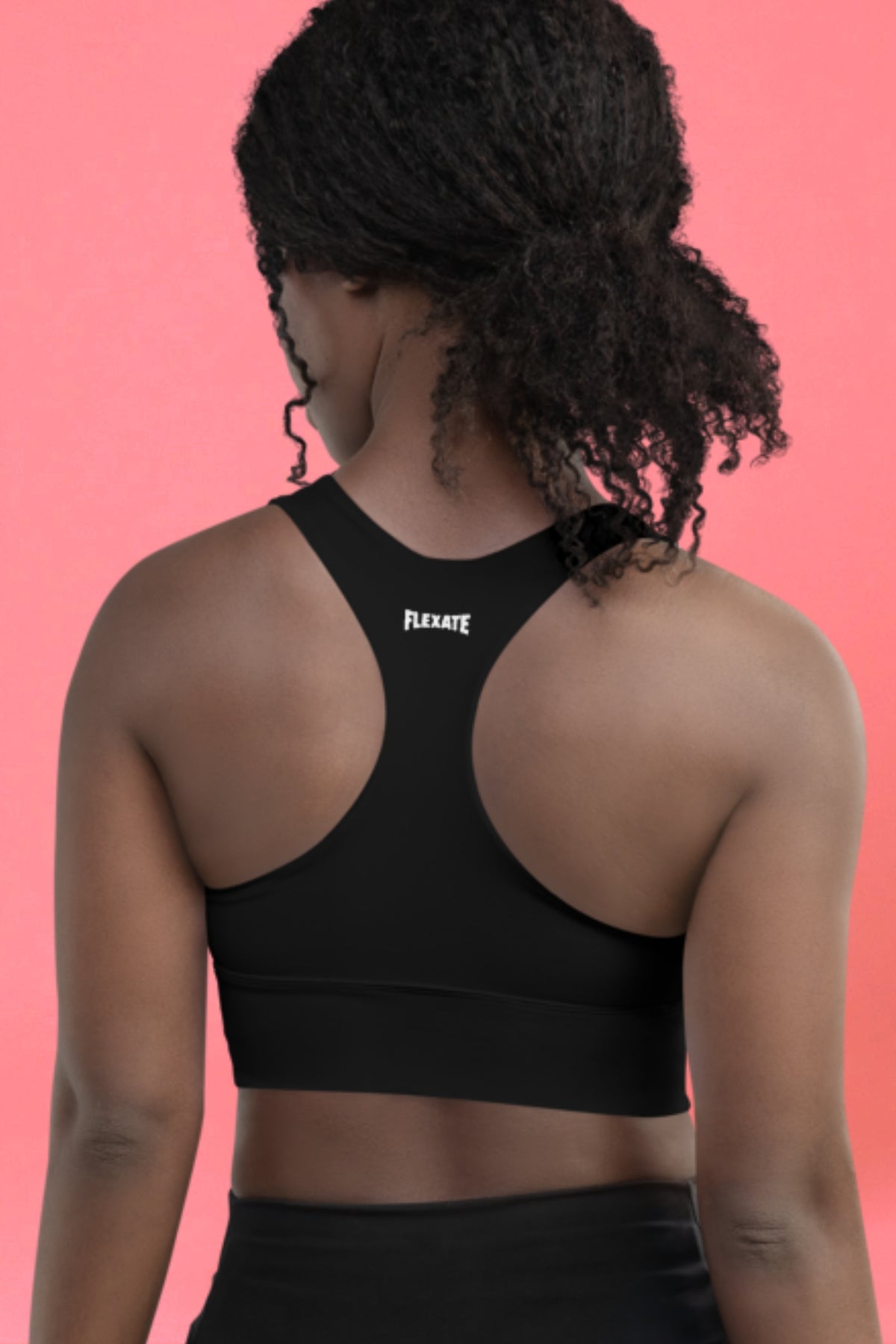 Flexate Classic Sports-BH – Svart – Blå X