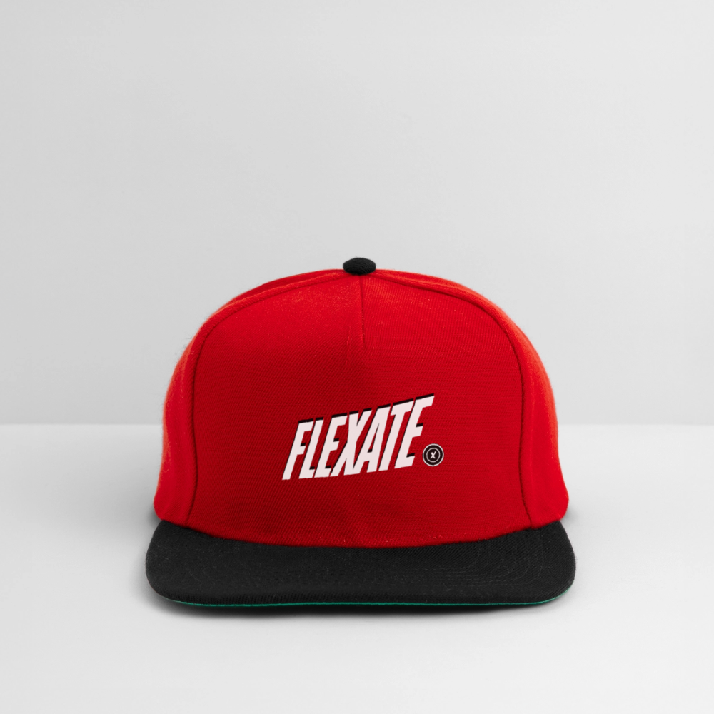 Snapback Cap - red/black