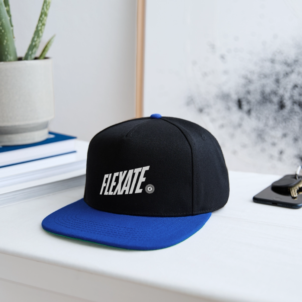 Snapback Cap - black/bright royal