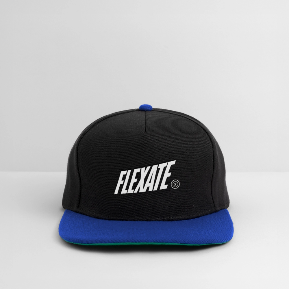 Snapback Cap - black/bright royal