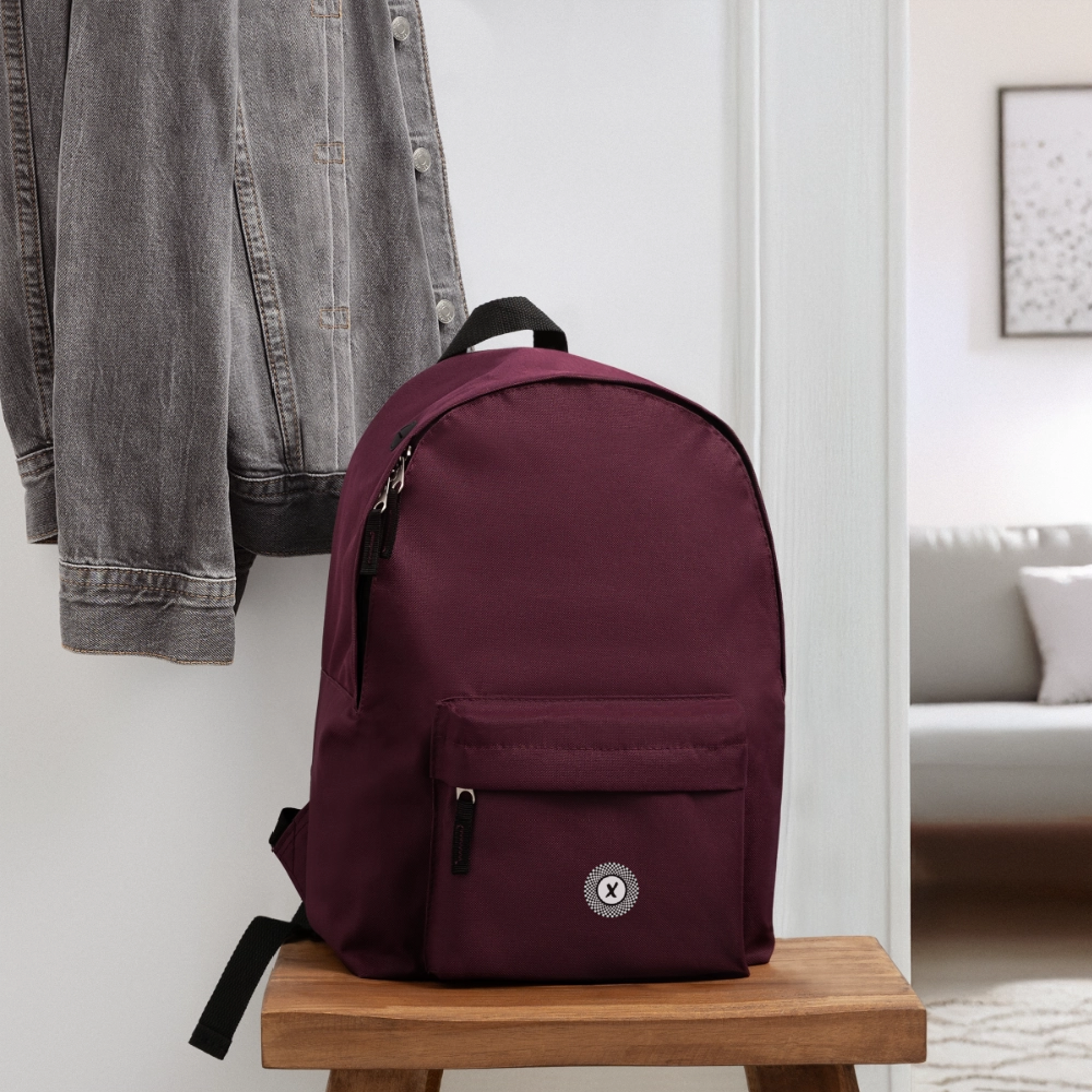 Backpack - burgundy