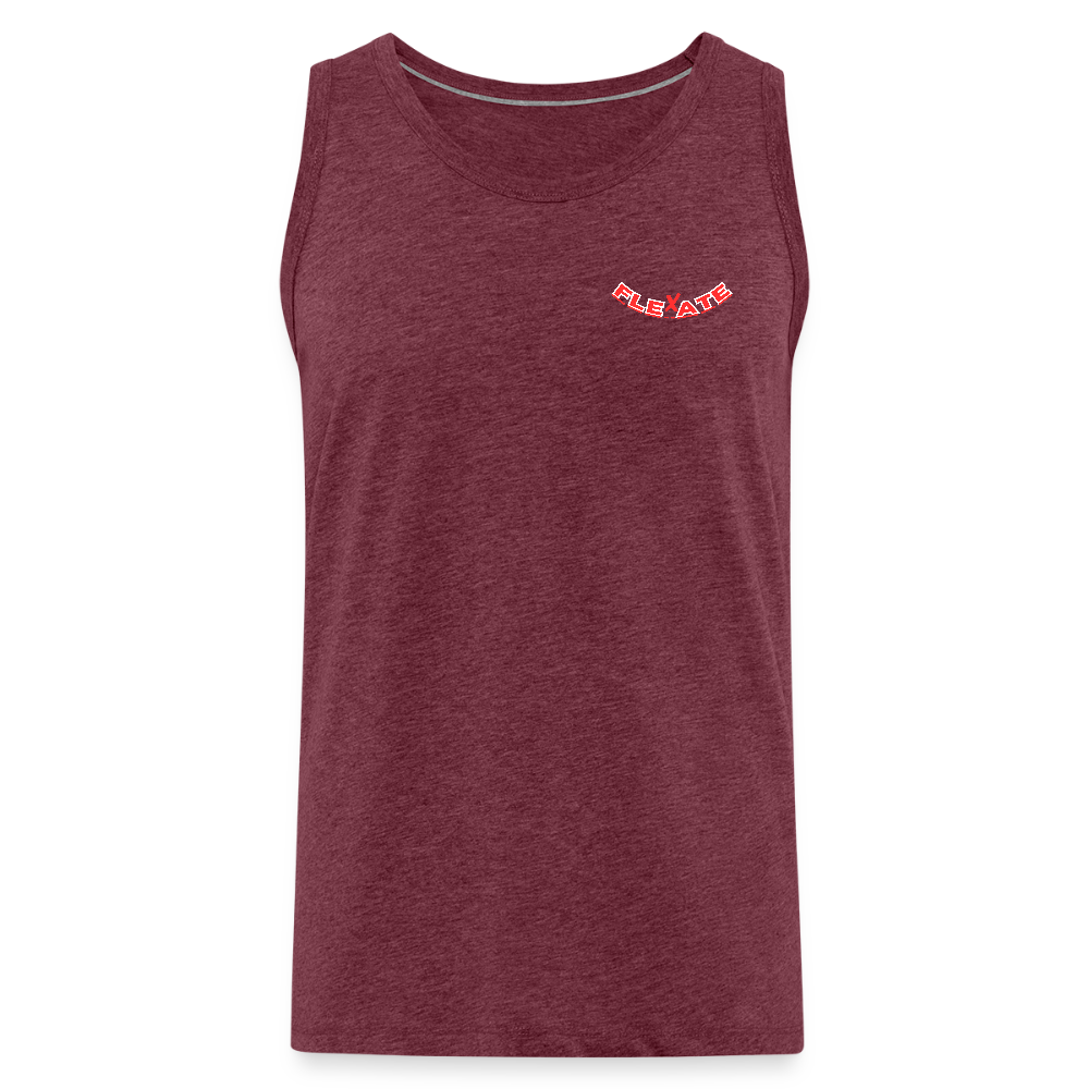 Men’s Premium Tank Top - heather burgundy