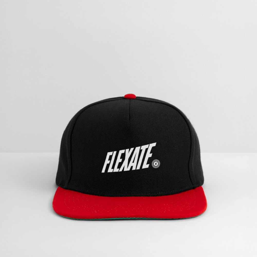 Snapback Cap - black/red