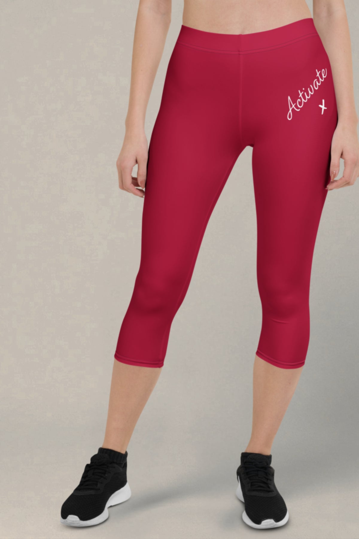 Flexate Deep Red Activate Leggings