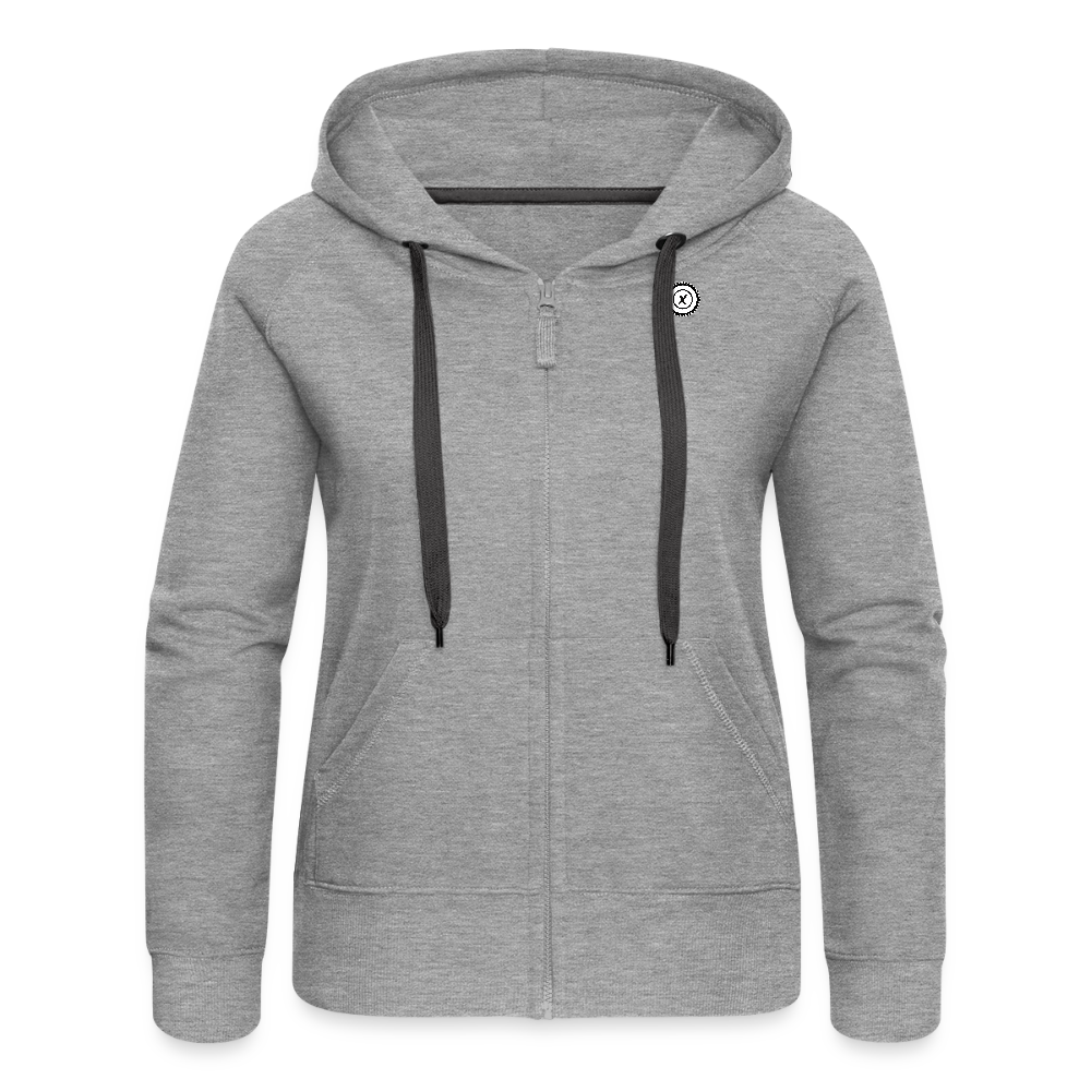 Men's Premium Hooded Jacket - heather grey