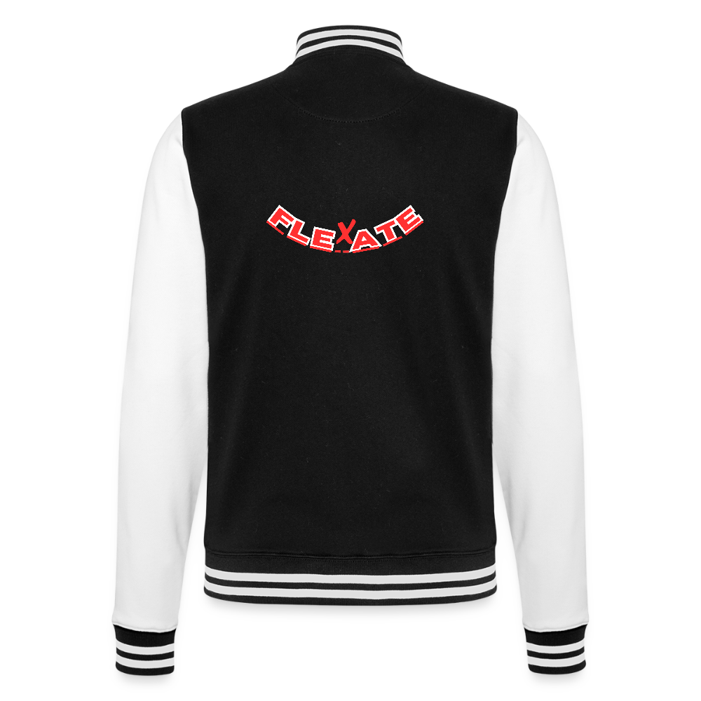 College Sweat Jacket - black/white