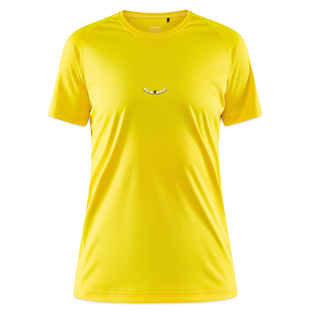 CRAFT Core Unify Women's Training T-Shirt - yellow
