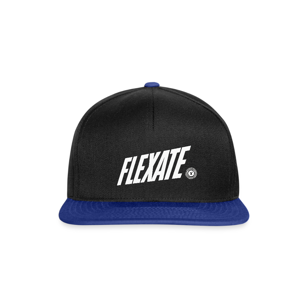 Snapback Cap - black/bright royal