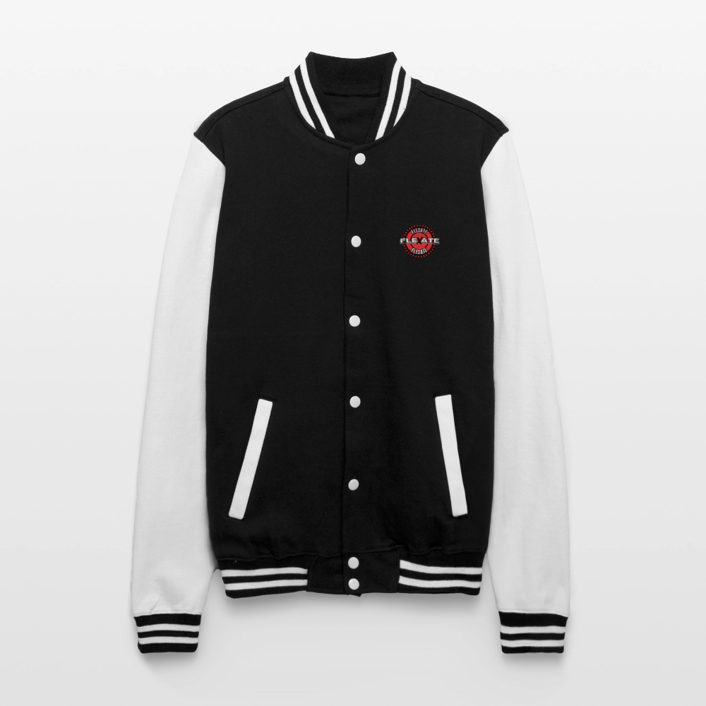 College Sweat Jacket - black/white