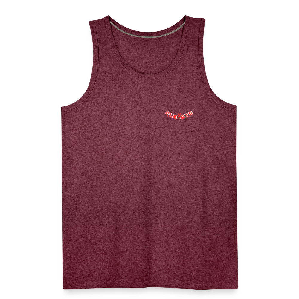 Men’s Premium Tank Top - heather burgundy