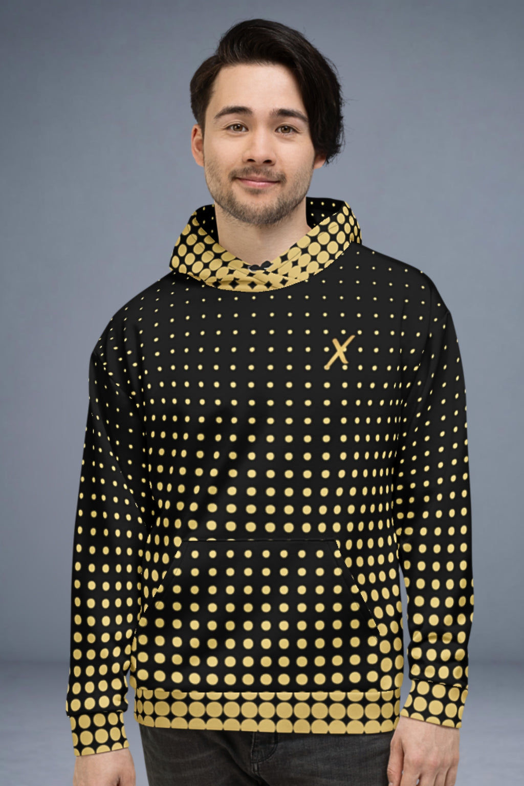Flexate Unisex hettegenser – Design Gold X