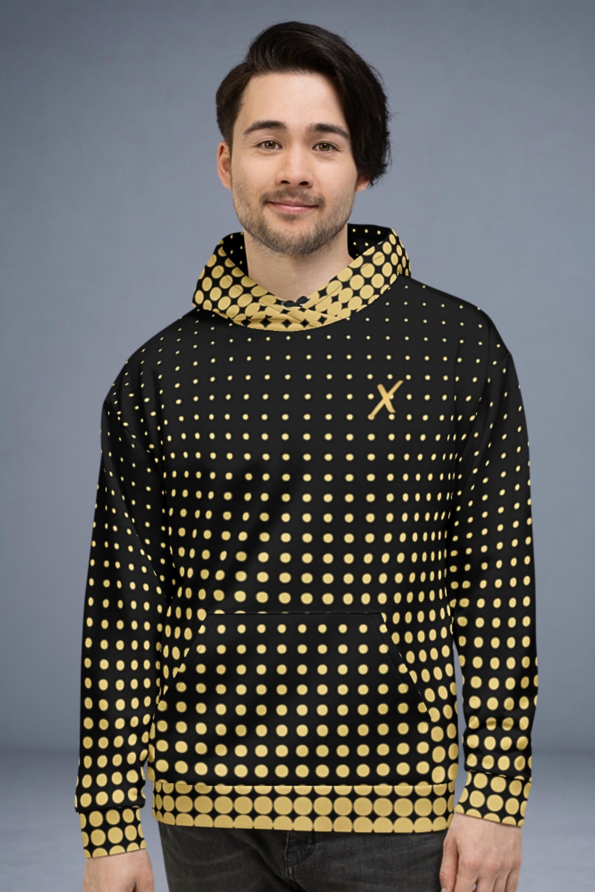 Flexate Unisex Hoodie - Design Gold X