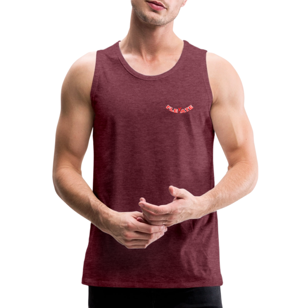 Men’s Premium Tank Top - heather burgundy