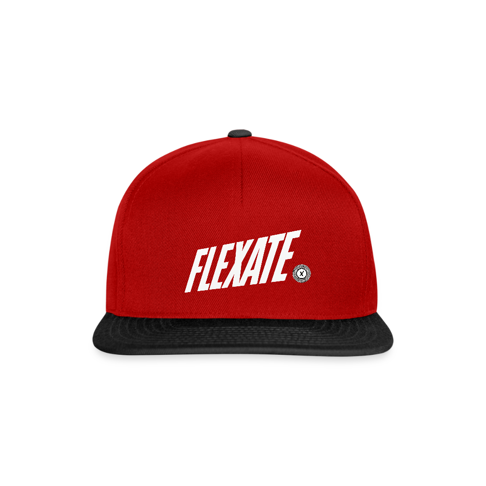 Snapback Cap - red/black