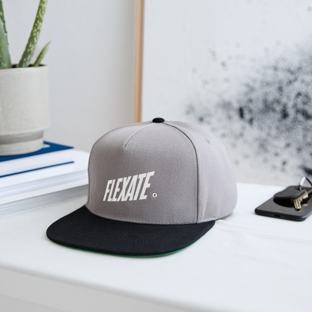 Snapback Cap - graphite/black