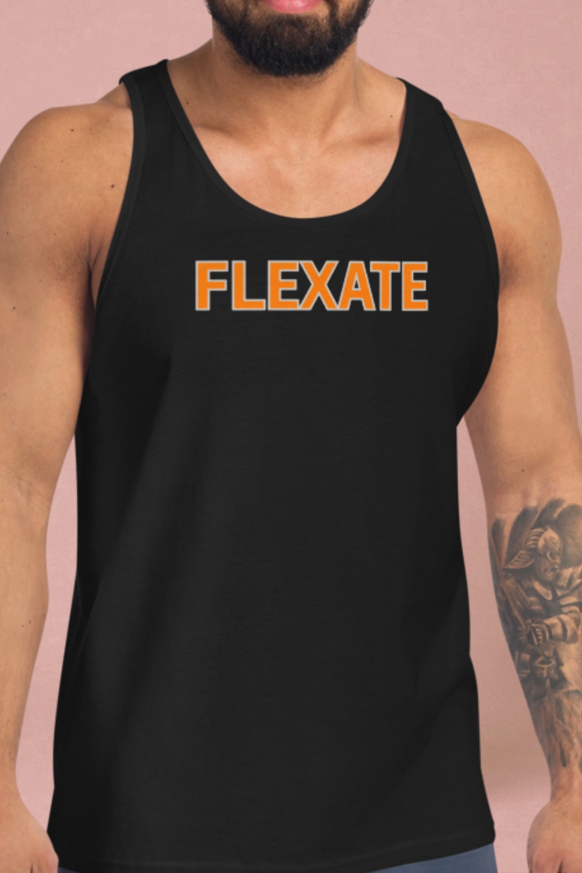 Flexate - Men's Tank F Orange Top
