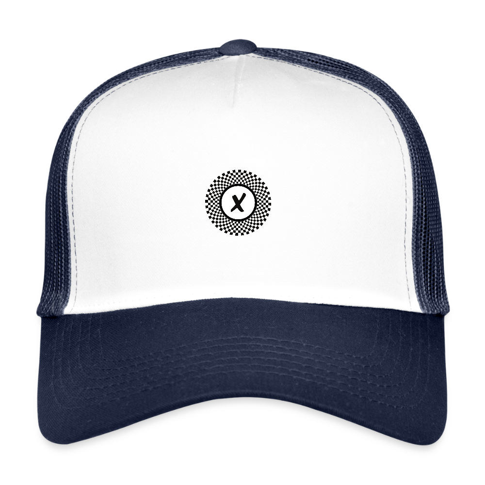 Trucker Cap - white/navy