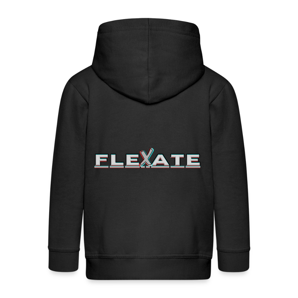 Kids' Premium Zip Hoodie - black