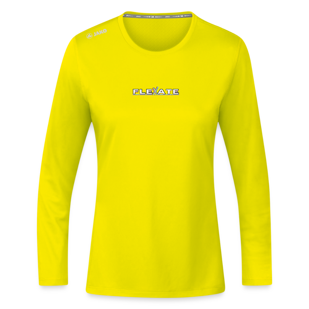 JAKO Women's Long Sleeve Run 2.0 - neon yellow