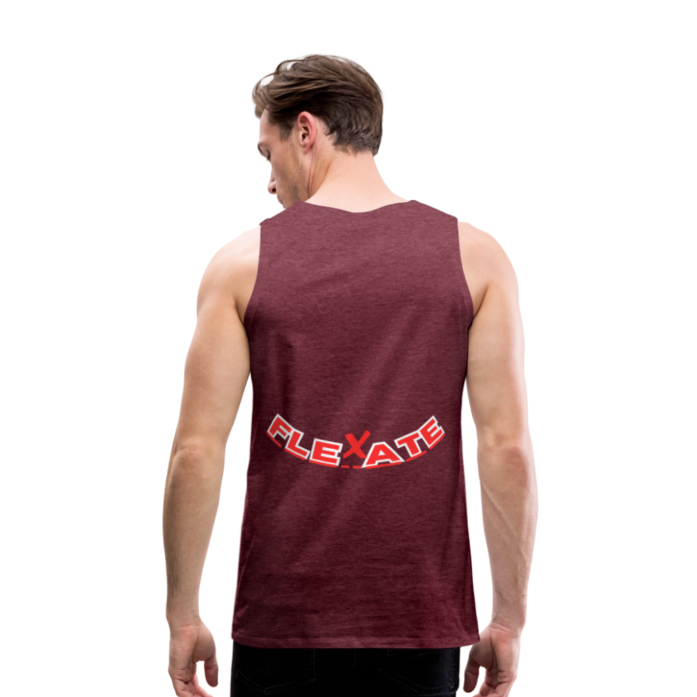 Men’s Premium Tank Top - heather burgundy