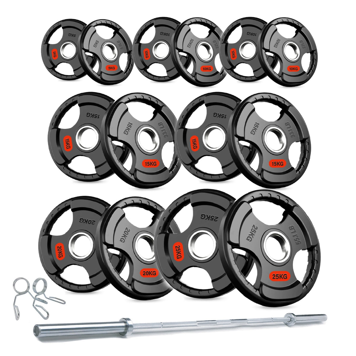 Tri-Grip Weight Plates