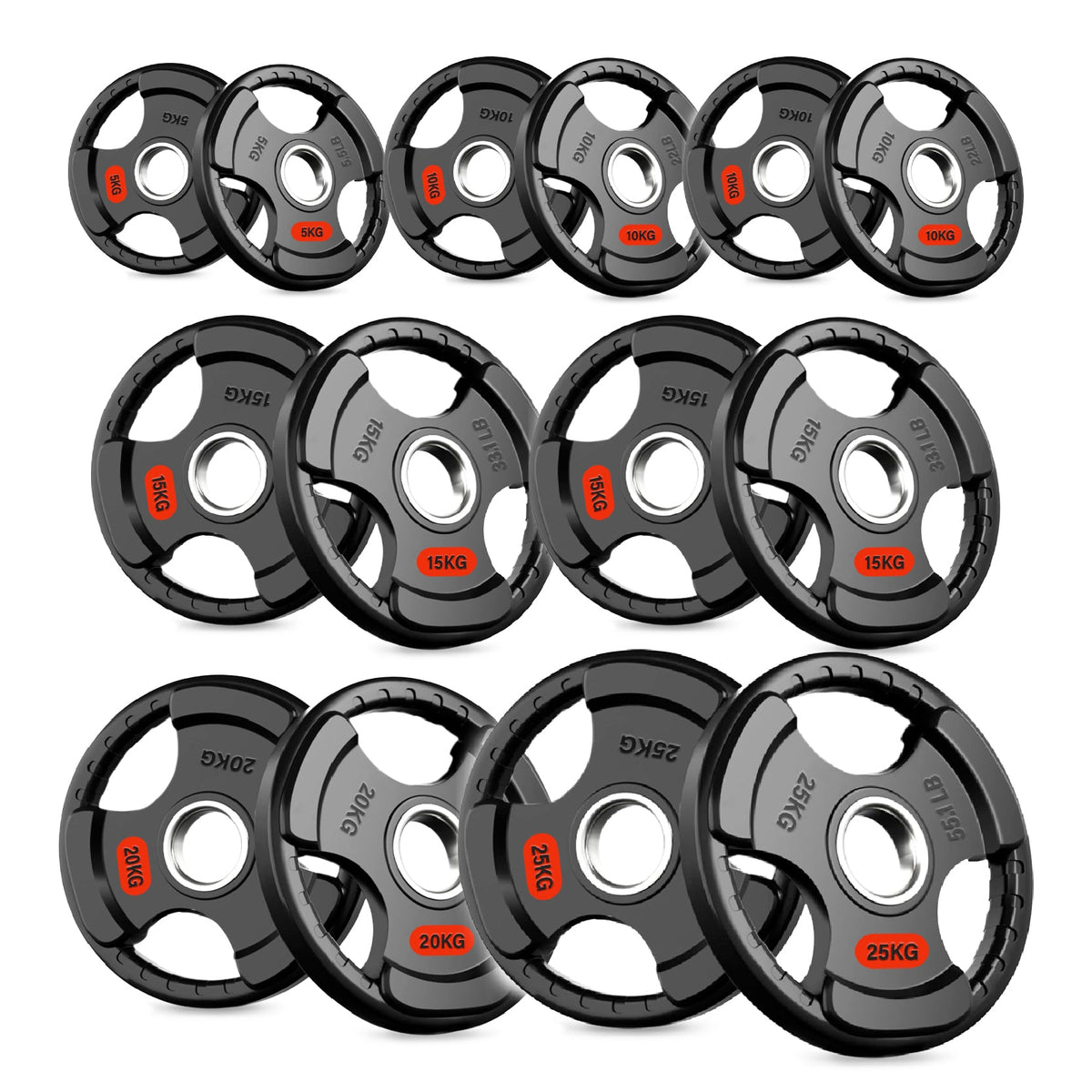 Tri-Grip Weight Plates