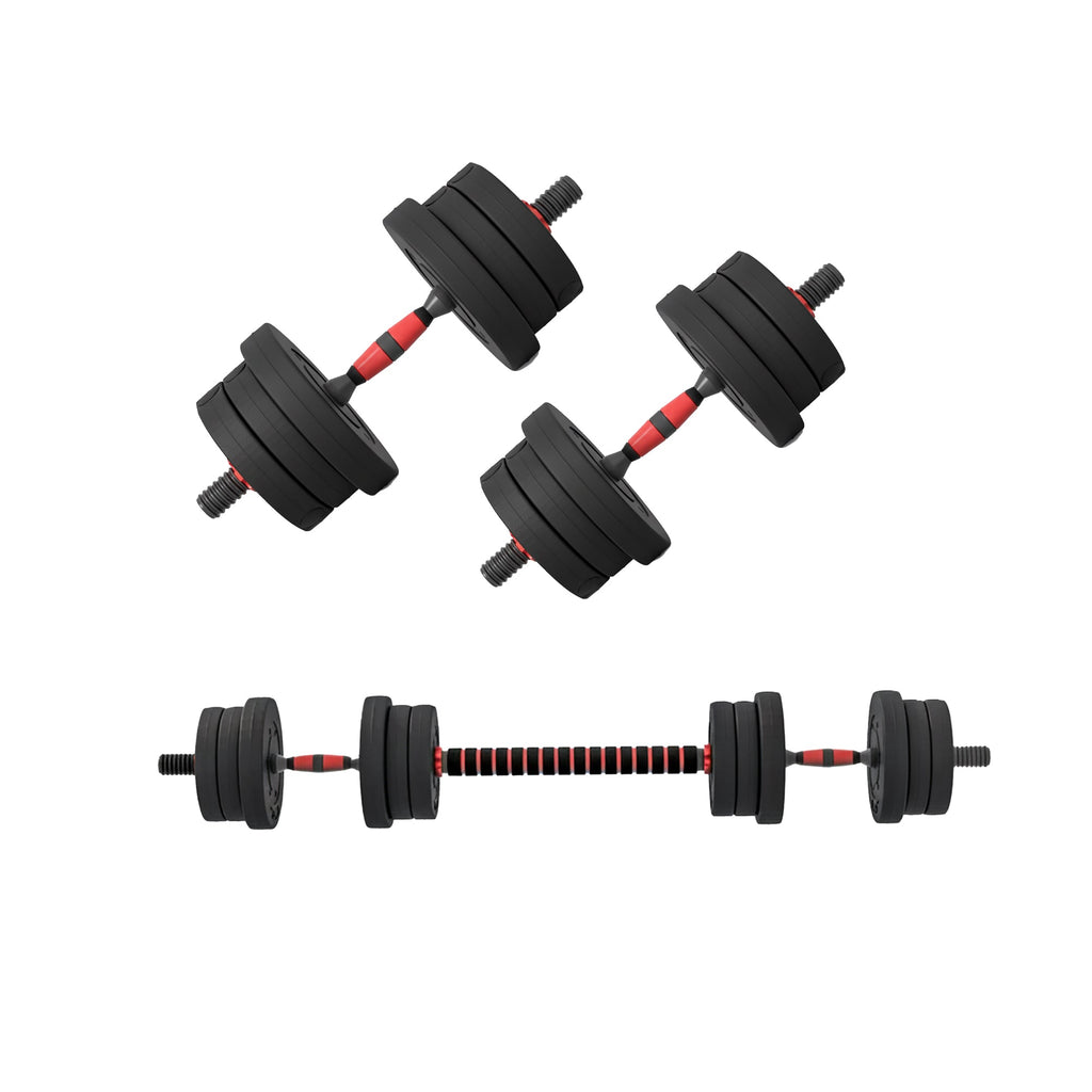 Adjustable Dumbbells & Barbell Set – 20kg, 25kg, 30kg Options – Home Gym Strength Training with or without Bench