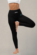 Flexate Yoga-leggings – Svart-blå X