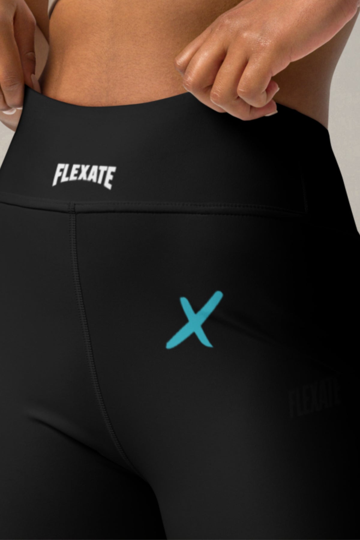 Flexate Yoga-leggings – Svart-blå X