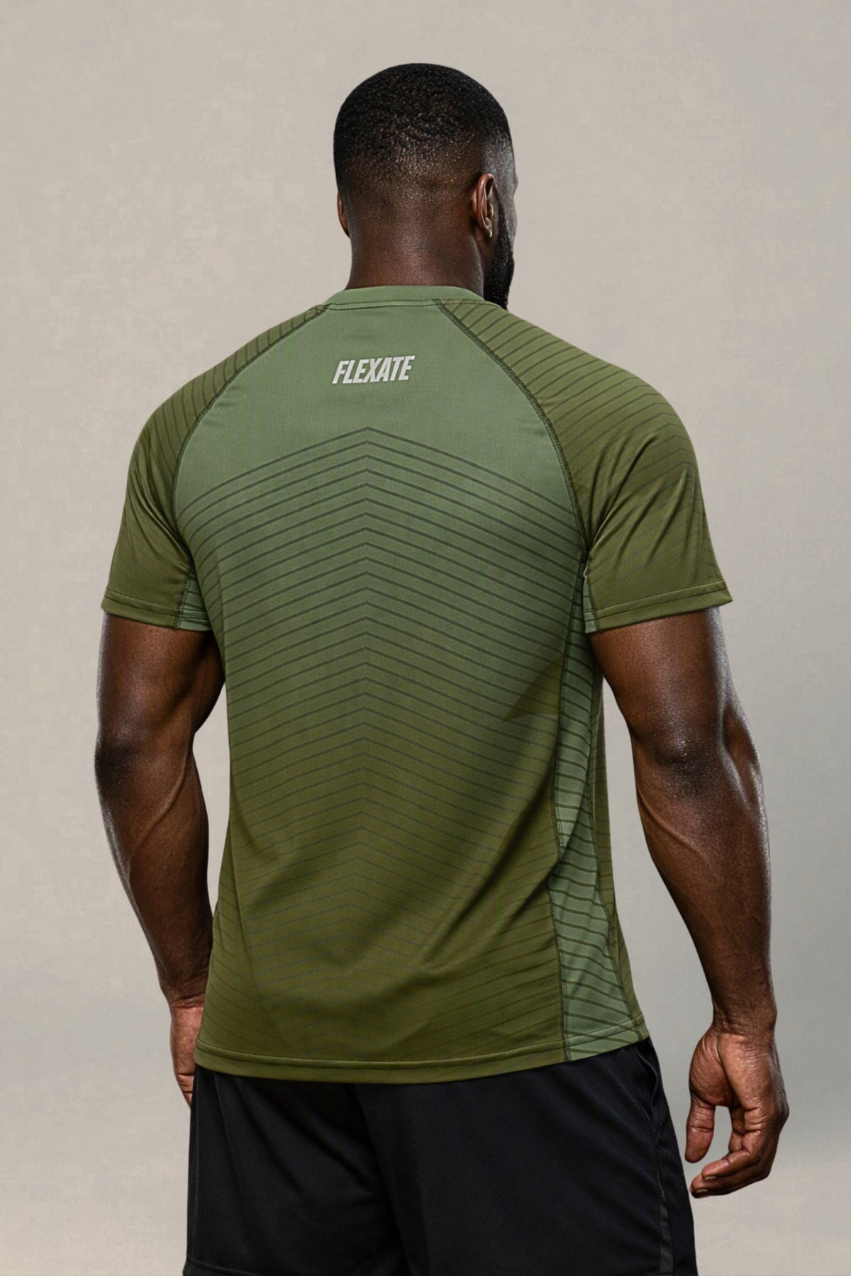 Flexate - Army Green Active T - Shirt
