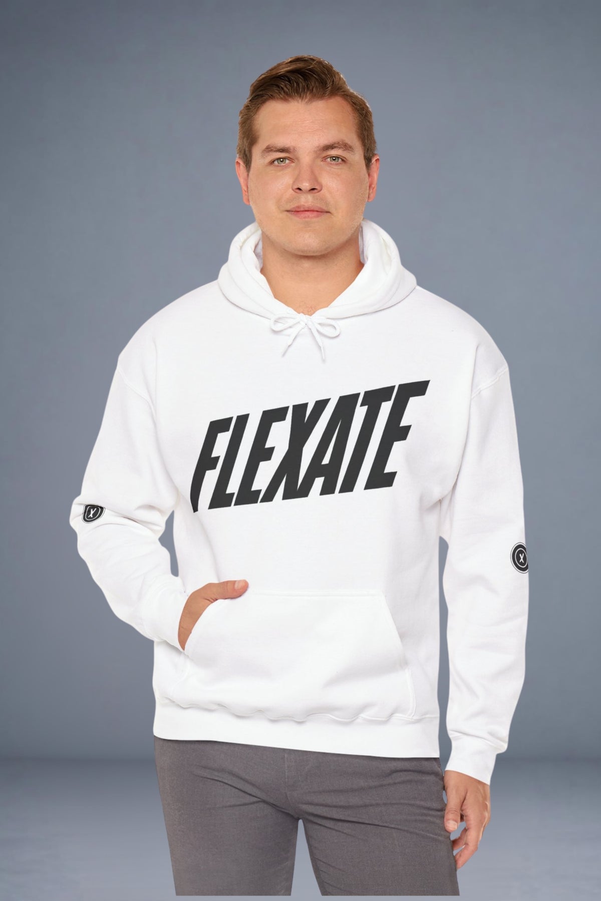 Flexate FLX Retro - Men's Hooded Sweatshirt