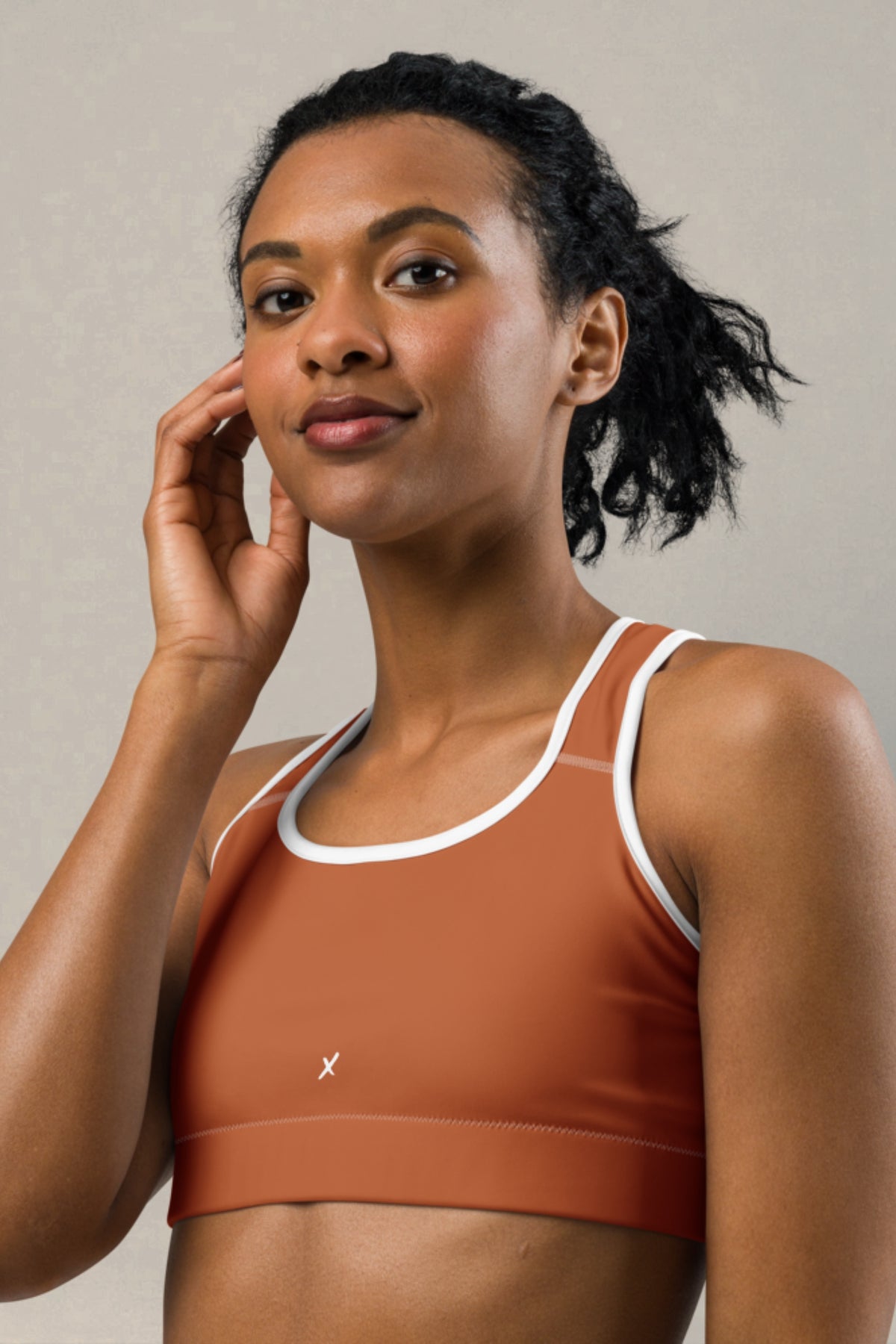 Flexate Burnt Orange Activate Sports Bra