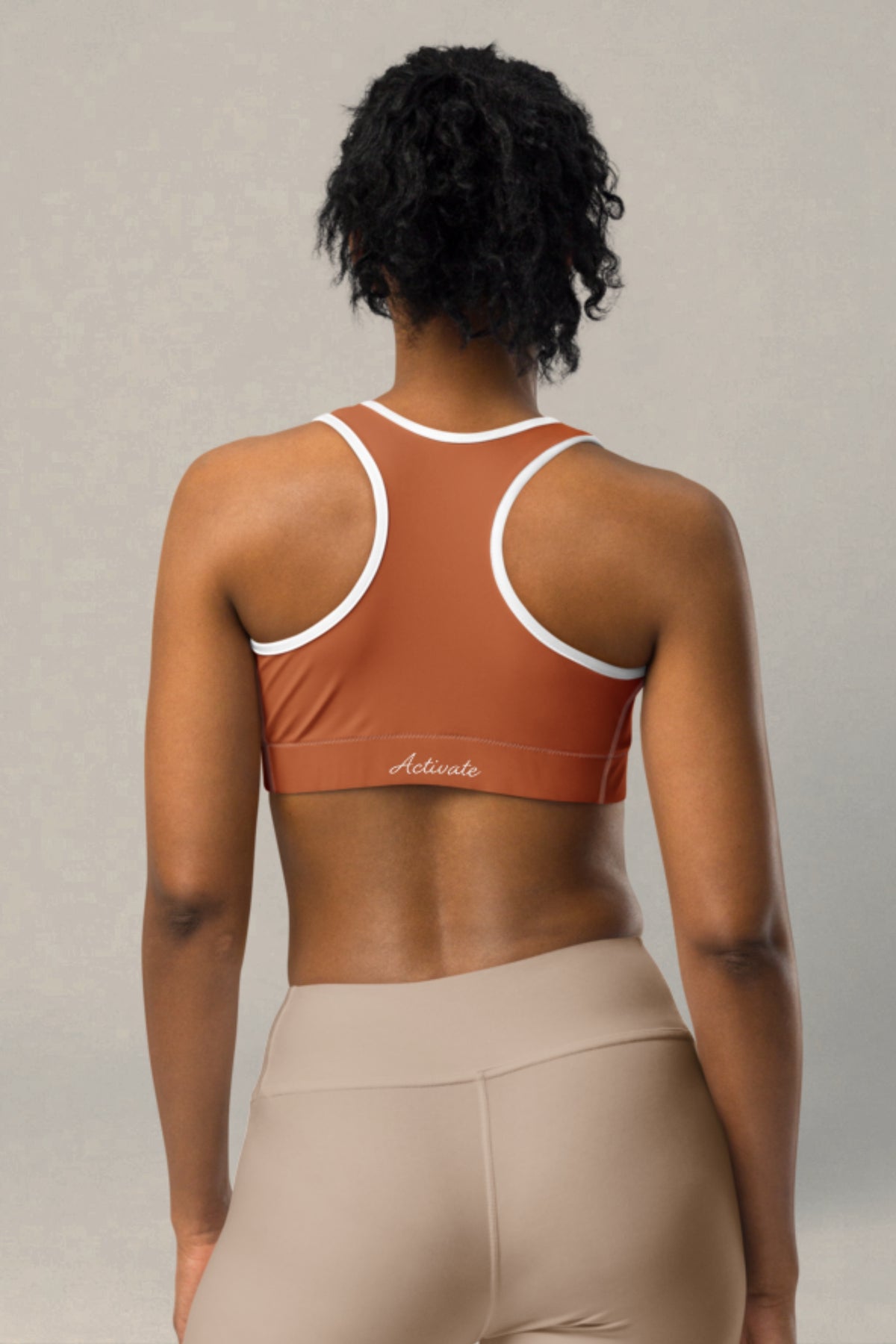 Flexate Burnt Orange Activate Sports Bra