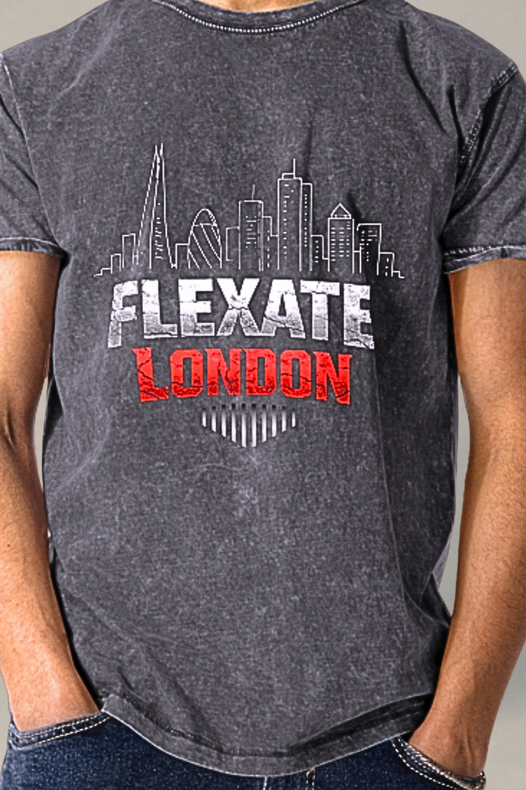 Flexate London Men's - Denim T-Shirt 01